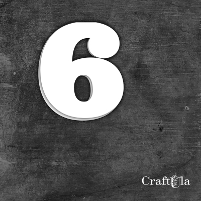 Cyfra 6 - różne kolory