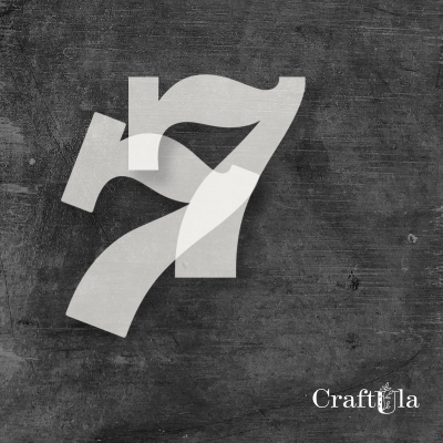 Cyfra 7 - 2 maski