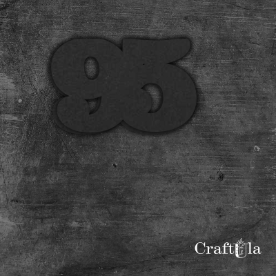 Cyfra 95 - różne kolory