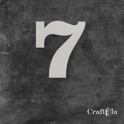 Cyfra 7 - 1 maska