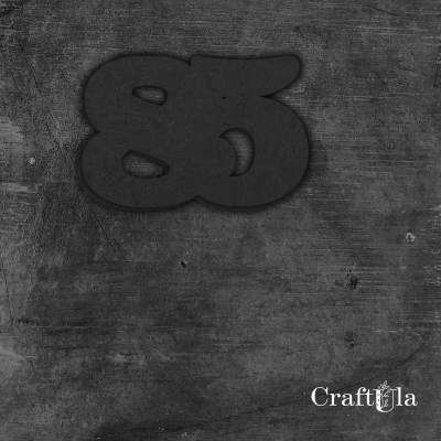 Cyfra 85 - różne kolory