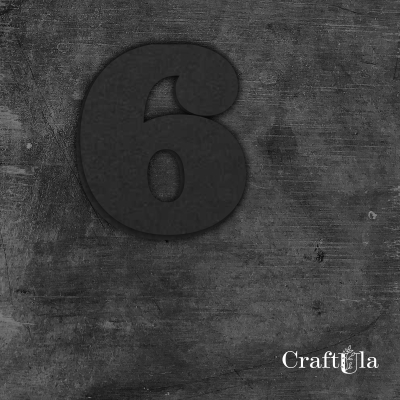 Cyfra 6 - różne kolory