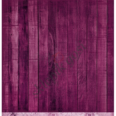 PURPLE-FUCHSIA MOOD - 06 - dwustronny papier 30,5x30,5cm