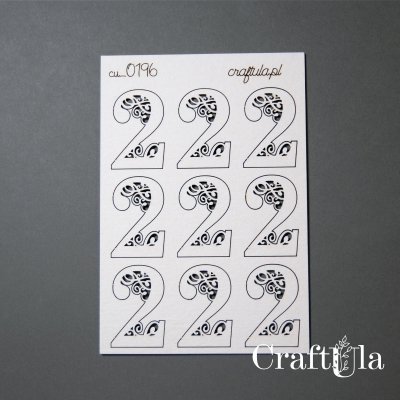 cyfry - małe - cu196