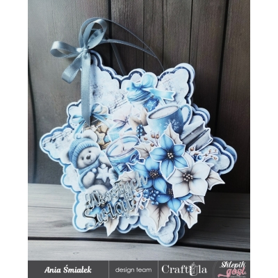 WESOŁYCH ŚWIĄT - napis okolicznościowy - Akryl - złoto - 05