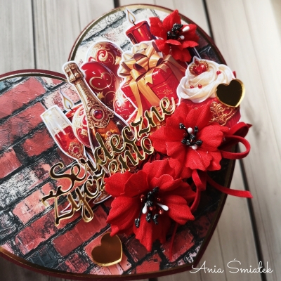 Serdeczne życzenia - Akryl - srebro - 115