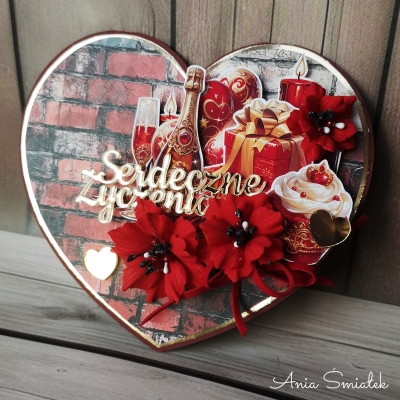 Serdeczne życzenia - Akryl - srebro - 115