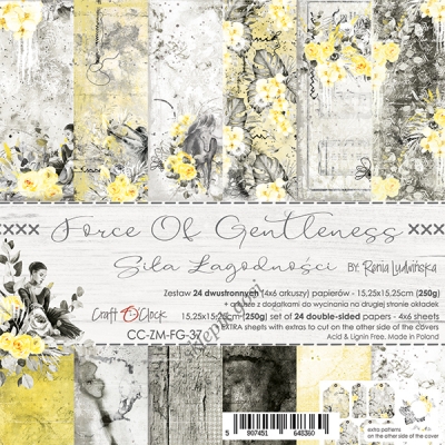 FORCE OF GENTLENESS - ZESTAW PAPIERÓW 15,25X15,25CM