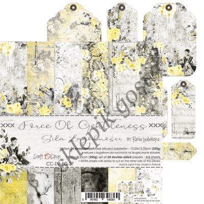 FORCE OF GENTLENESS - ZESTAW PAPIERÓW 15,25X15,25CM