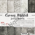 GRAY MOOD - zestaw papierów 20,3x20,3cm