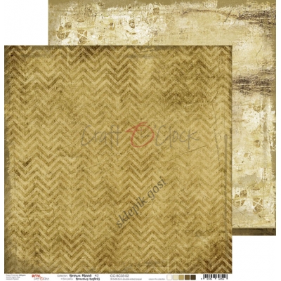BROWN MOOD - 02 - dwustronny papier 30,5x30,5cm