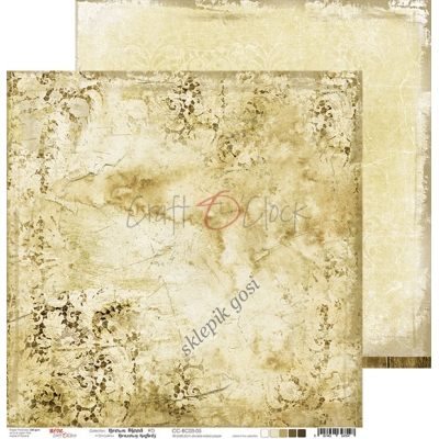 BROWN MOOD - 05 - dwustronny papier 30,5x30,5cm