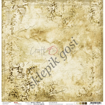BROWN MOOD - 05 - dwustronny papier 30,5x30,5cm