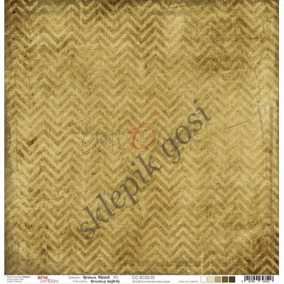BROWN MOOD - 02 - dwustronny papier 30,5x30,5cm