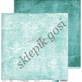 TURQUOISE MOOD - 02 - dwustronny papier 30,5x30,5cm