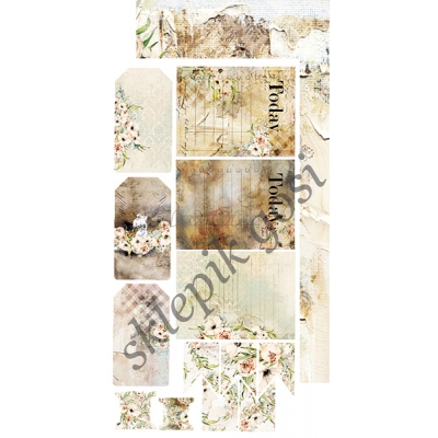 BLOOMING RETREAT - JUNK JOURNAL SET - ZESTAW DODATKÓW