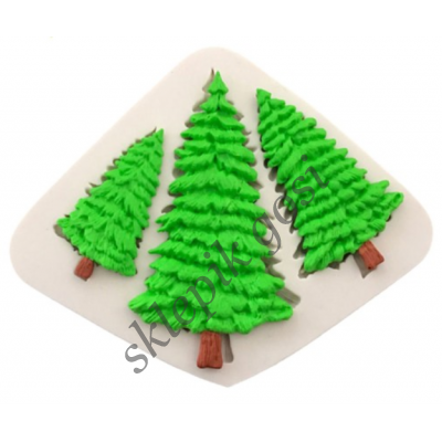 PENTART-FOREMKA SILIKONOWA 3 CHOINKI
