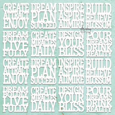 Mintay Chippies - Dekor - Afirmacje