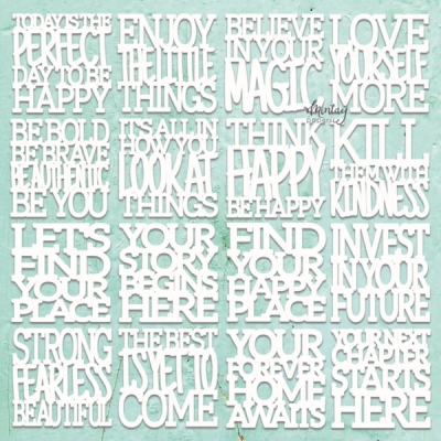 Mintay Chippies - Dekor - Motivational Words