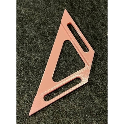 linijka typu trójkąt - kolor - ROŻ