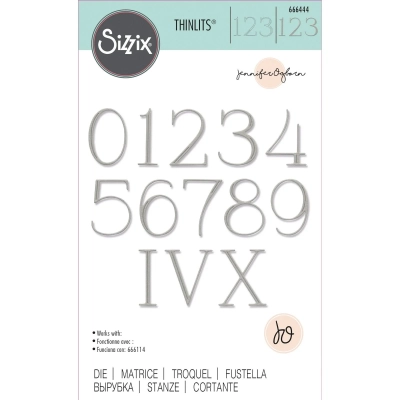 SIZZIX - WYKROJNIK CYFRY