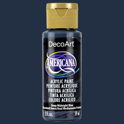 Americana Acrylics - Deep Midnight Blue DA166 - 59ml