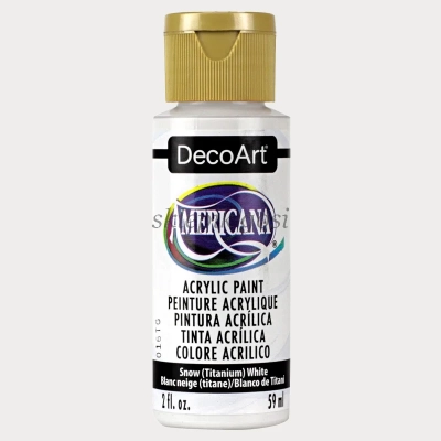 Americana Acrylics - Snow (Titanium) White DAO1 - 59ml