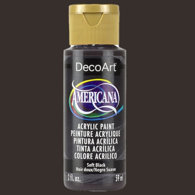Americana Acrylics - Soft Black DA155 - 59ml