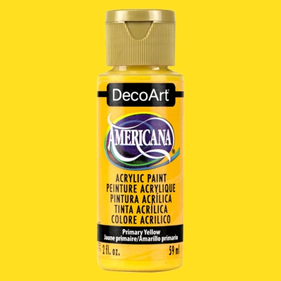 Americana Acrylics - Primary Yellow DA201 - 59ml