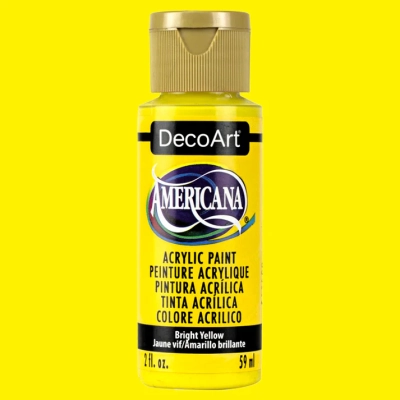 Americana Acrylics - Bright Yellow DA227 - 59ml