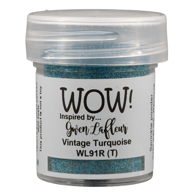 PUDER DO EMBOSSINGU - WOW! - VINTAGE TURQUOISE *Gwen Lafleur*