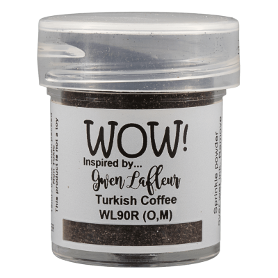 PUDER DO EMBOSSINGU - WOW! - TURKISH COFFEE *Gwen Lafleur*