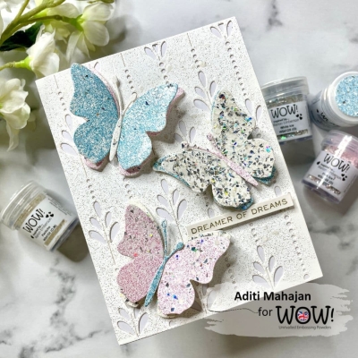 PUDER DO EMBOSSINGU - WOW! - Pastiche Embossing Sparkles ... inspired by Marion Emberson