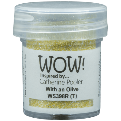 PUDER DO EMBOSSINGU - WOW! - With An Olive *Catherine Pooler*