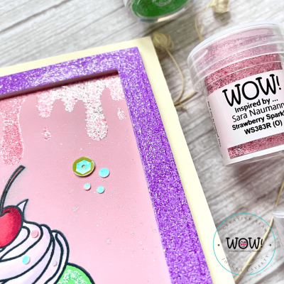 PUDER DO EMBOSSINGU - WOW! - Strawberry Sparkle