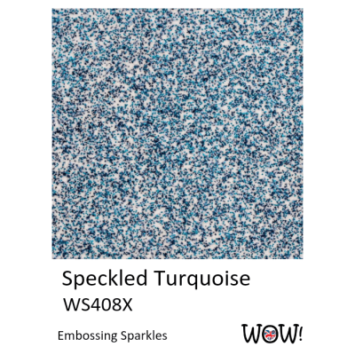 PUDER DO EMBOSSINGU - WOW! - Speckled Turquoise (...inspired by Marion Emberson)