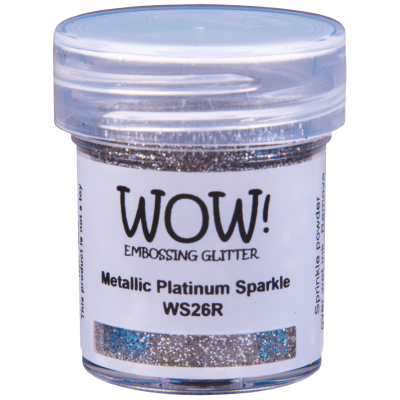 PUDER DO EMBOSSINGU - WOW! - METALLIC PLATINUM SPARKLE