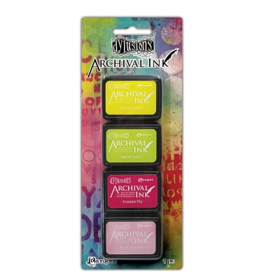 TUSZ ARCHIVAL INK - ZESTAW 4szt - Ranger • Dylusions Mini Archival Kits Kit #5