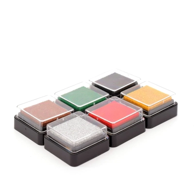 Vaessen Creative • Dye Ink Pad Set (TUSZE) 6 sztuk kolor CHRISTMAS