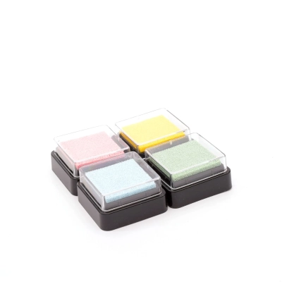 Vaessen Creative • Dye Ink Pad Set (TUSZE) 4 sztuki kolor SOFTS