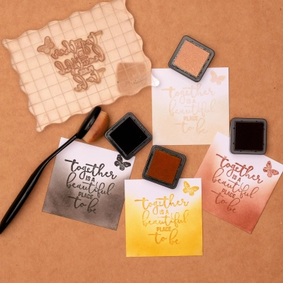 Vaessen Creative • Dye Ink Pad Set (TUSZE) 4 sztuki kolor VINTAGE