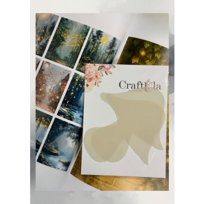 KSIĘGA WYCINANEK - ENCHANTED FOREST - 70 STRON