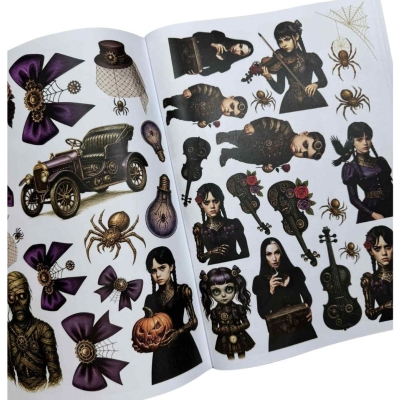 KSIĘGA WYCINANEK - HAUNTED STEAMPUNK - 78 STRON