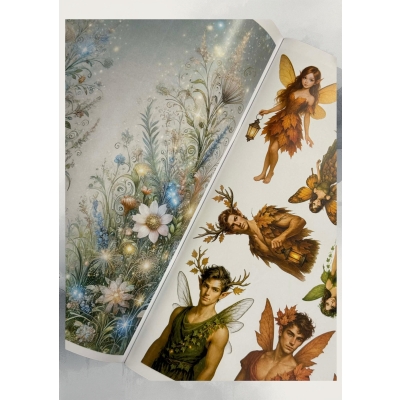 KSIĘGA WYCINANEK - ENCHANTED FOREST - 70 STRON