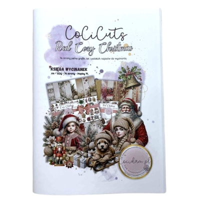 KSIĘGA WYCINANEK - RED COZY CHRISTMAS - 78 STRON