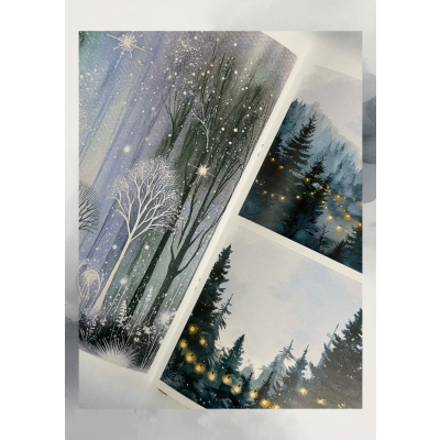 KSIĘGA WYCINANEK - ENCHANTED FOREST - 70 STRON