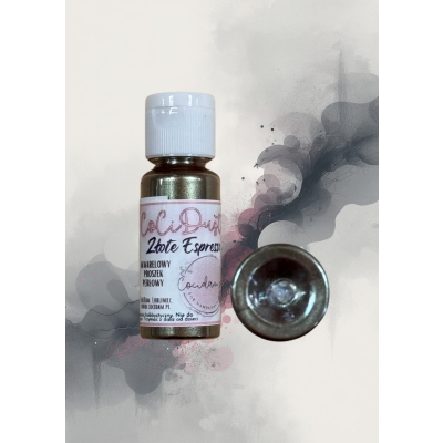 AKWARELOWY PROSZEK PERŁOWY - ZŁOTE ESPRESSO - 20ml