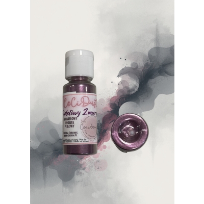 AKWARELOWY PROSZEK PERŁOWY - FIOLETOWY ZMIERZCH - 20ml