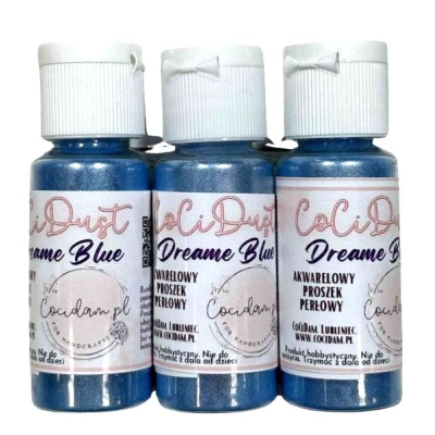 AKWARELOWY PROSZEK PERŁOWY - DREAME BLUE - 20ml