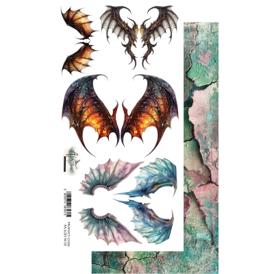 The Legends of the Dragons 6X12 Dodatki do scrapbookingu Legendy smoków AA-LOD-W-01